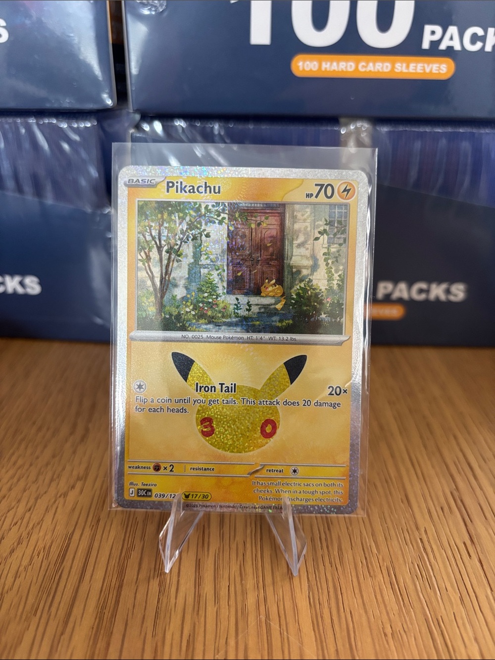 Pikachu #17 30th Celebrations Set card 039/128